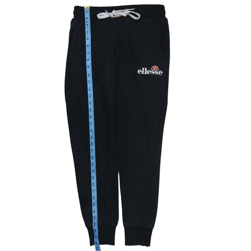 Ellesse Womens Black Jogger Sweatpants UK 10 Cotton Blend Casual