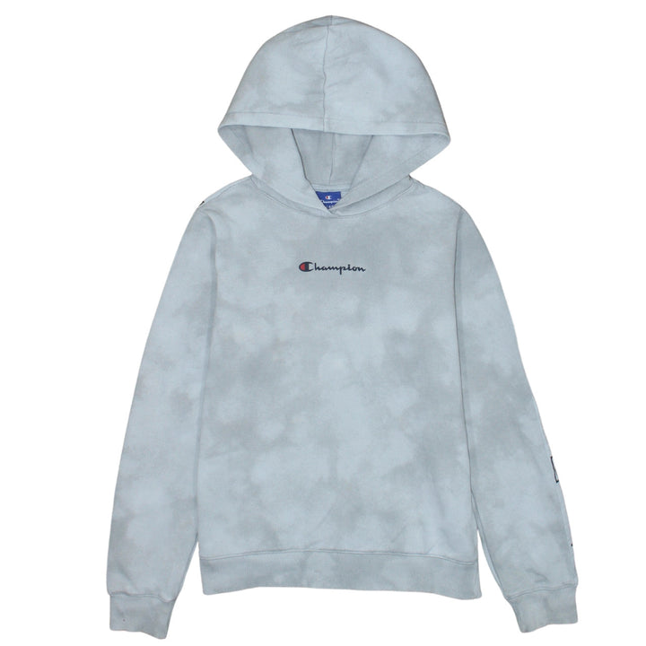 Champion Boys Grey 2XL Pullover Hoodie with Logo Fleece Sweatshirt