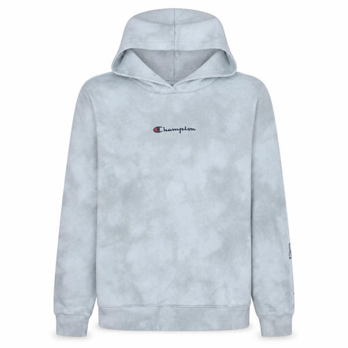 Champion Boys Grey 2XL Pullover Hoodie with Logo Fleece Sweatshirt