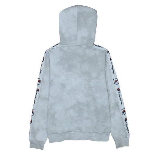 Champion Boys Grey 2XL Pullover Hoodie with Logo Fleece Sweatshirt