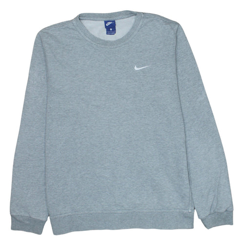 Nike Mens Grey Crew Neck Pullover Sweatshirt L