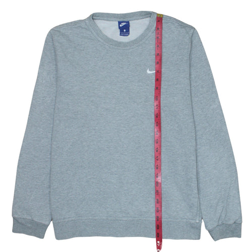 Nike Mens Grey Crew Neck Pullover Sweatshirt L
