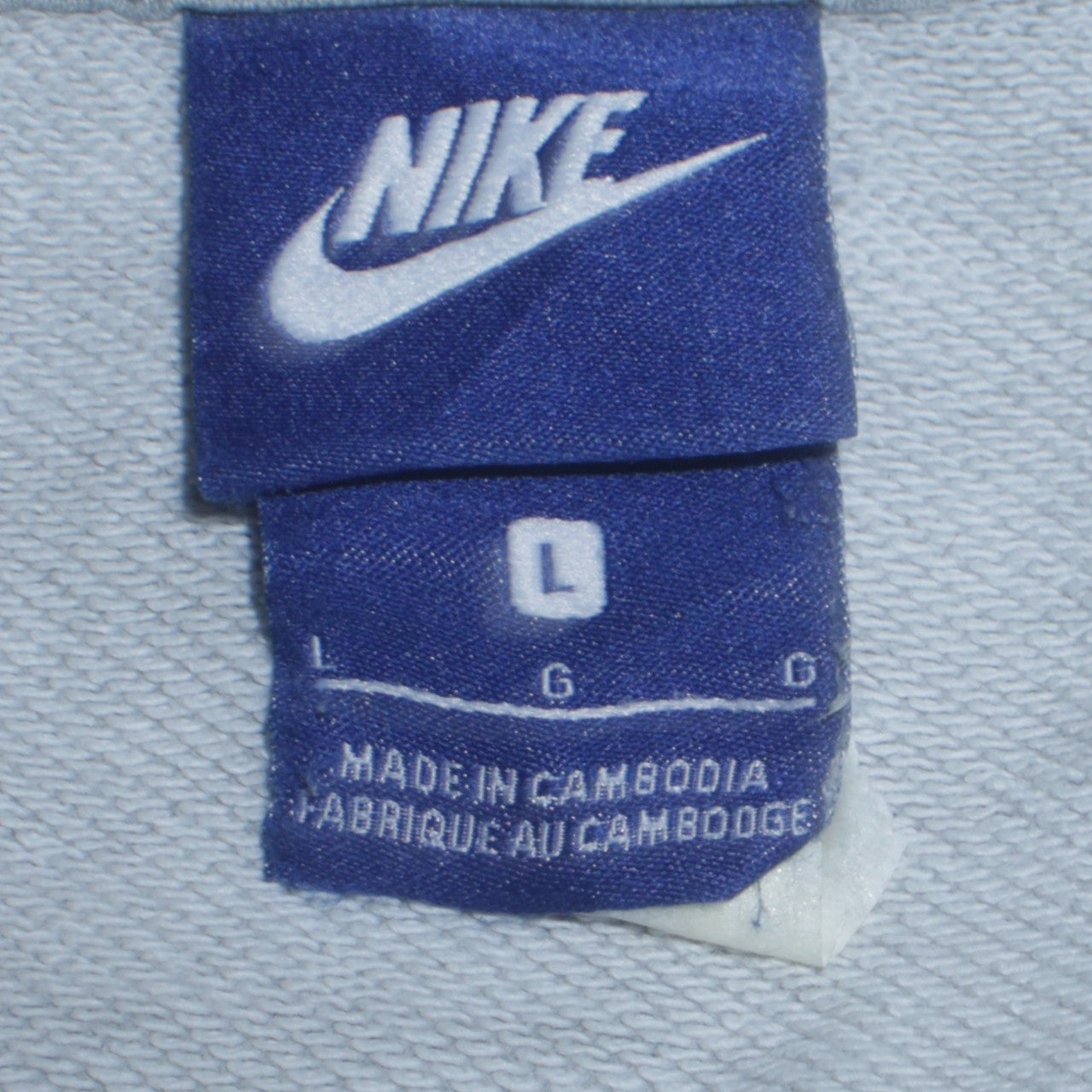 Nike Mens Grey Crew Neck Pullover Sweatshirt L