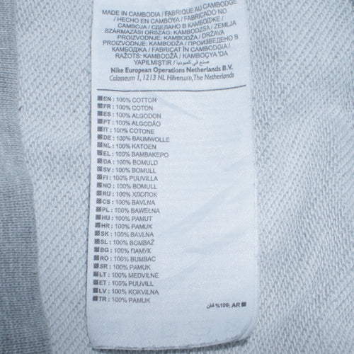 Nike Mens Grey Crew Neck Pullover Sweatshirt L