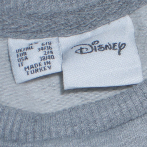 Primark Disney Women Grey Winnie the Pooh Pullover Sweatshirt XS
