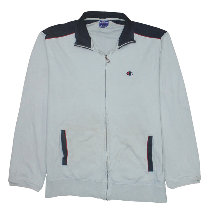 Champion Men's White XL Track Jacket Full Zip Sportswear