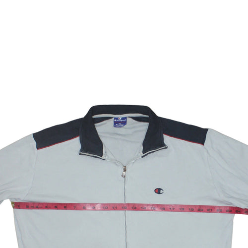 Champion Men's White XL Track Jacket Full Zip Sportswear