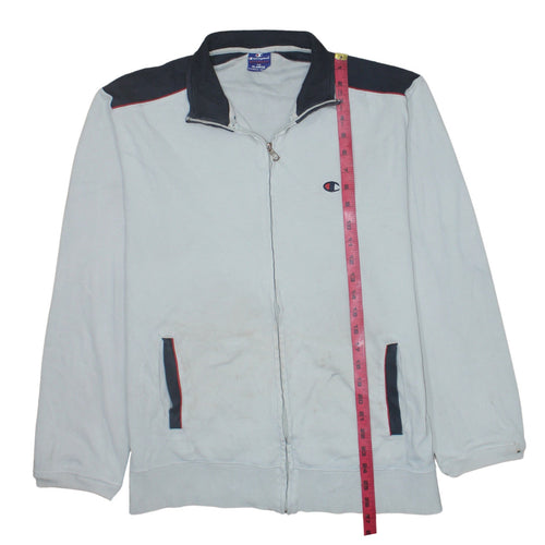 Champion Men's White XL Track Jacket Full Zip Sportswear