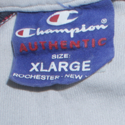 Champion Men's White XL Track Jacket Full Zip Sportswear
