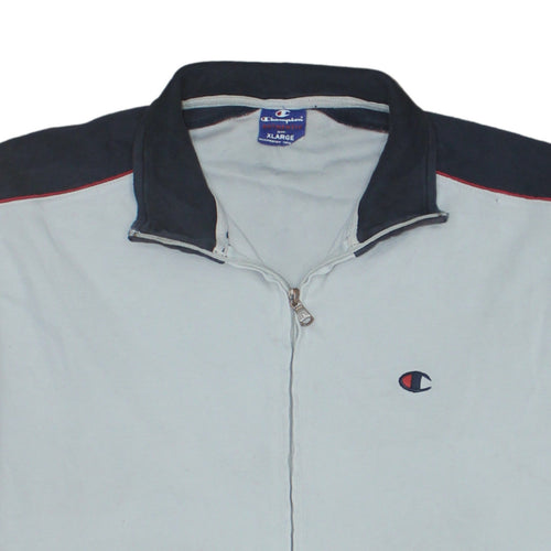 Champion Men's White XL Track Jacket Full Zip Sportswear