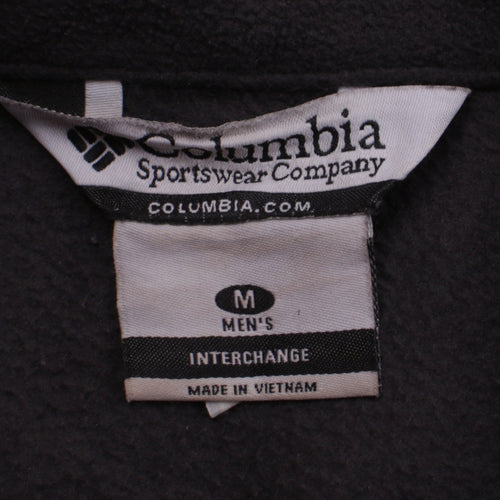 Columbia Men’s Black Fleece Full Zip Outdoor Jacket M