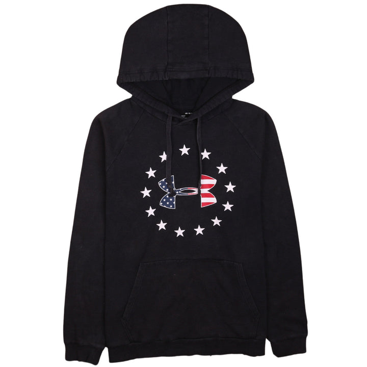 Under Armour Men’s Black Large Pullover Hoodie USA Graphic