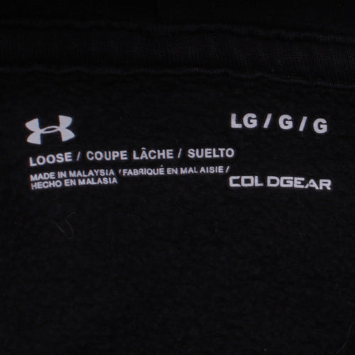 Under Armour Men’s Black Large Pullover Hoodie USA Graphic