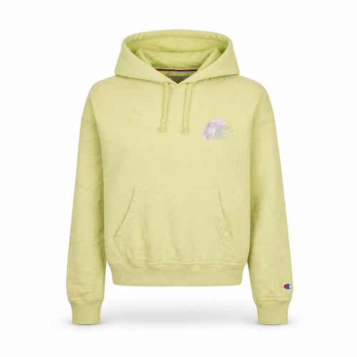 Champion Women's Yellow XS Pullover Hoodie Cotton Athleticwear