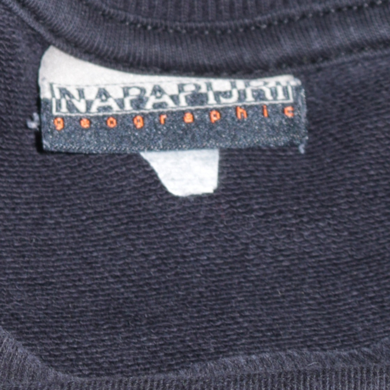 Napapijri Teens Black Logo Crew Neck Sweatshirt Size 14 Regular Fit