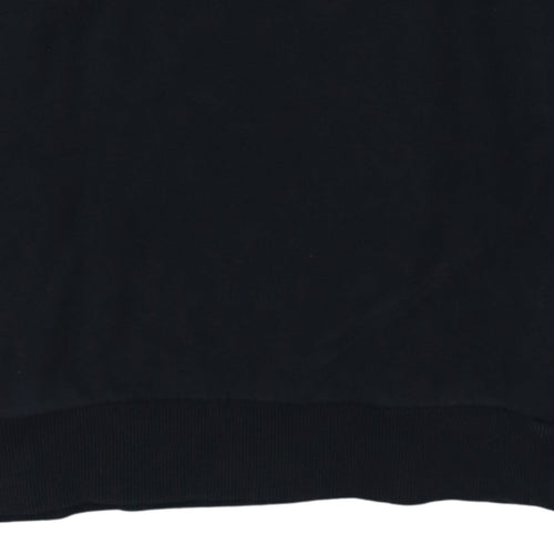 Napapijri Teens Black Logo Crew Neck Sweatshirt Size 14 Regular Fit