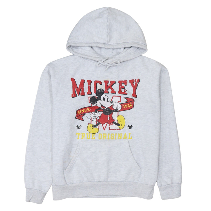 Primark Cares Women's Grey Mickey Mouse Pullover Hoodie Size S