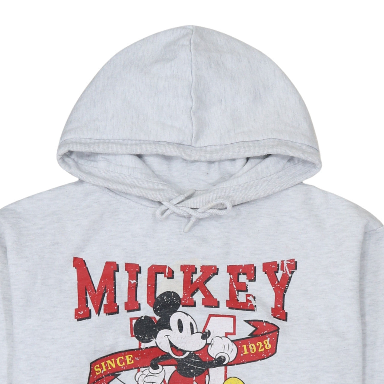 Primark Cares Women's Grey Mickey Mouse Pullover Hoodie Size S