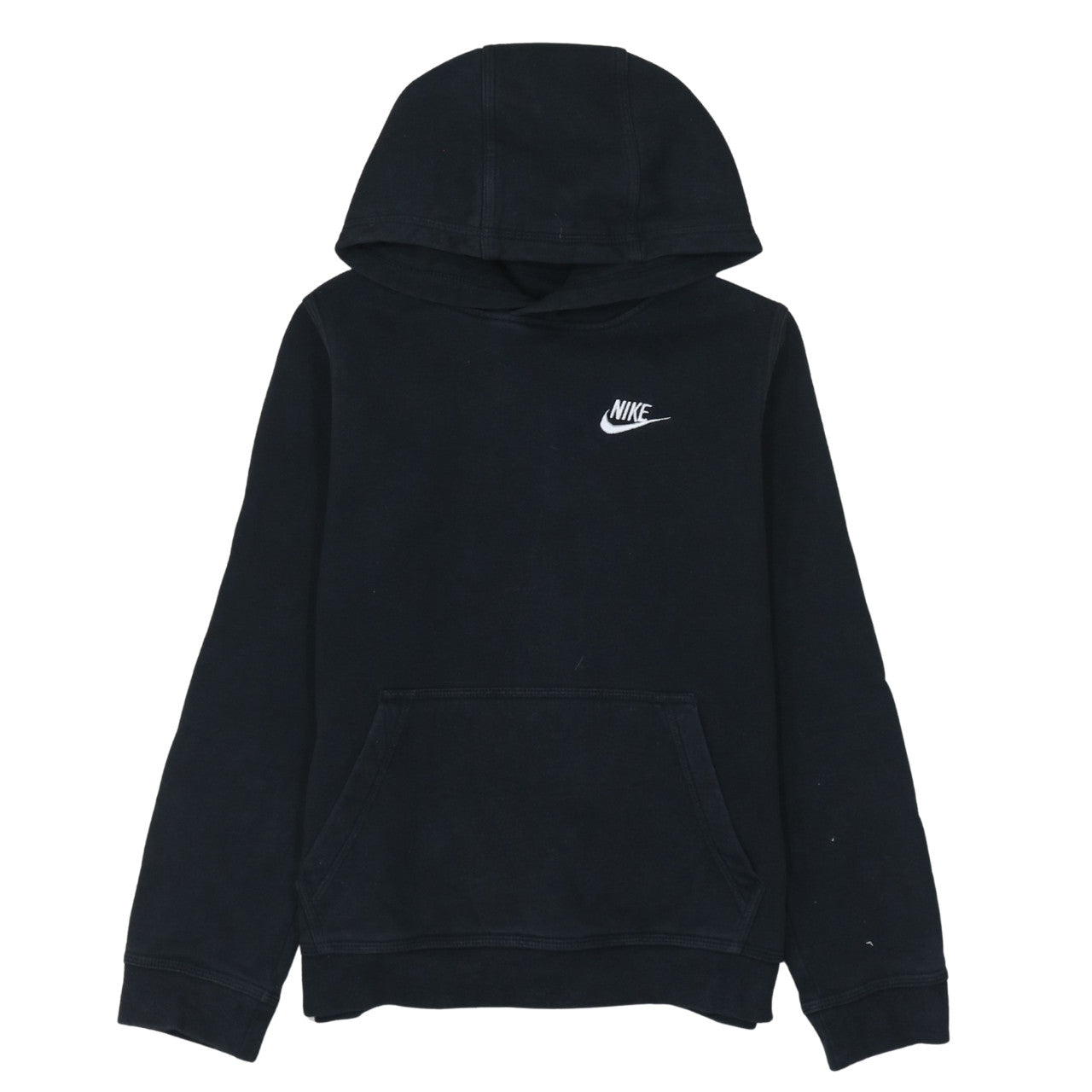 Nike Boys Black Pullover Hoodie L 147-158cm Fleece Sweatshirt