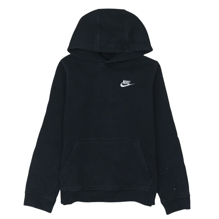 Nike Boys Black Pullover Hoodie L 147-158cm Fleece Sweatshirt