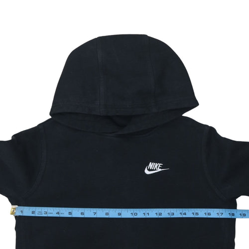 Nike Boys Black Pullover Hoodie L 147-158cm Fleece Sweatshirt
