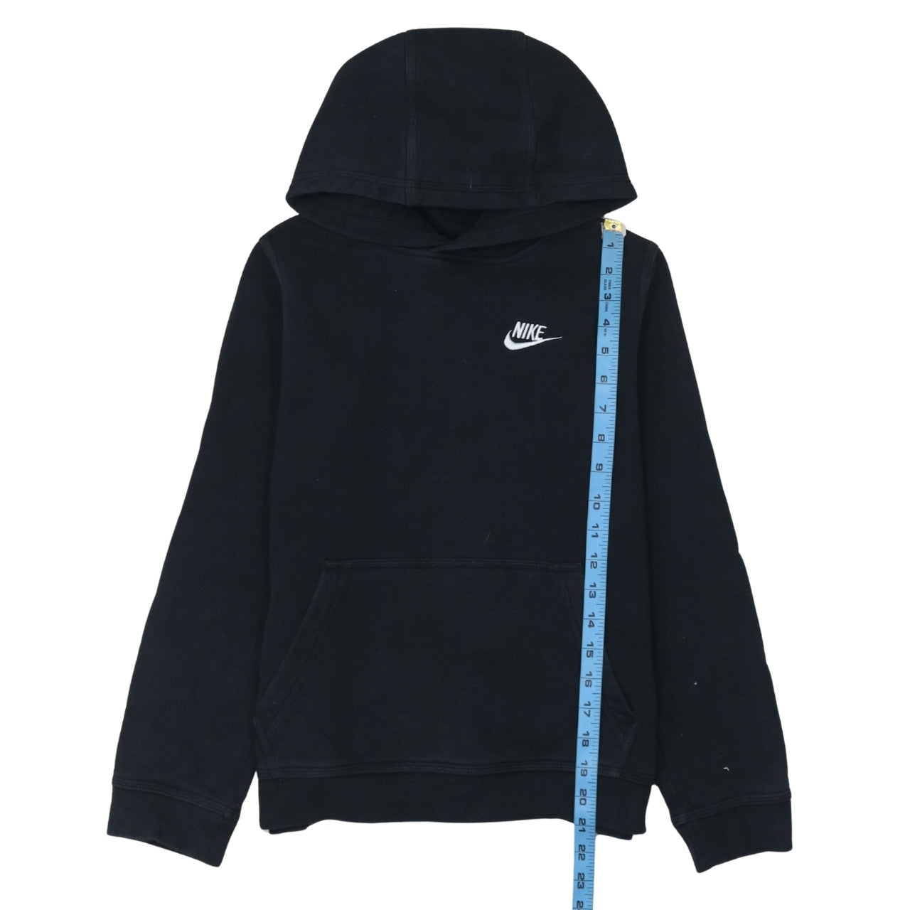 Nike Boys Black Pullover Hoodie L 147-158cm Fleece Sweatshirt
