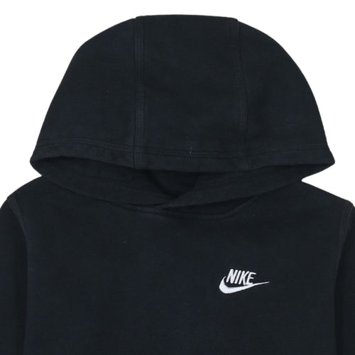 Nike Boys Black Pullover Hoodie L 147-158cm Fleece Sweatshirt