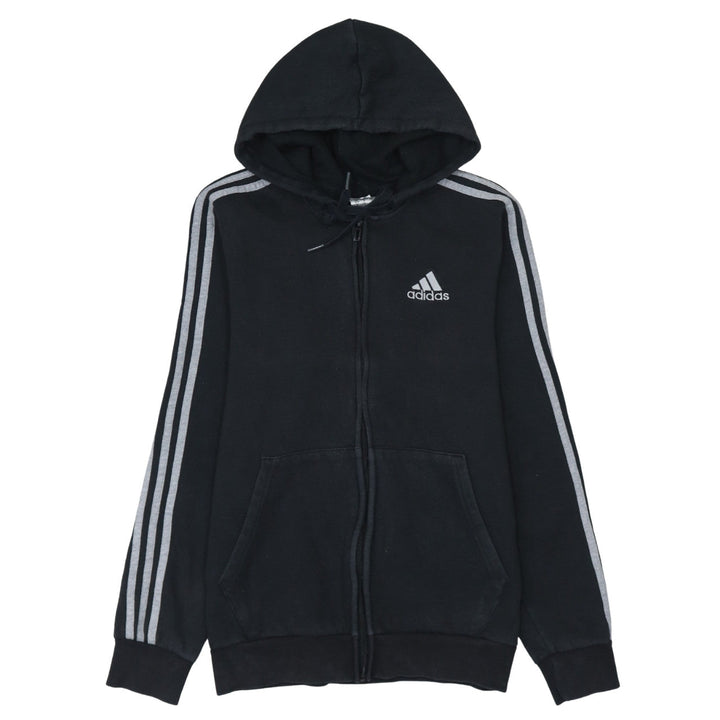 Adidas Men's Black Small Full Zip Hoodie Sweatshirt