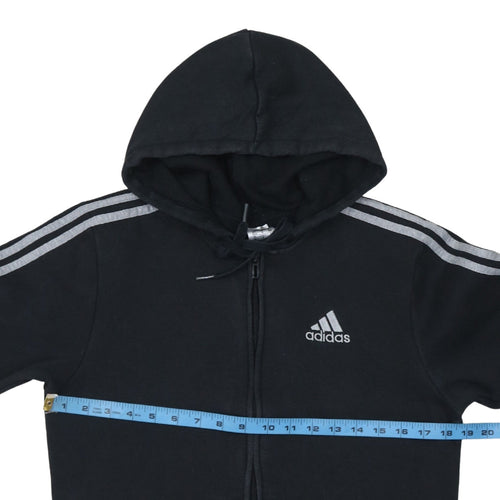 Adidas Men's Black Small Full Zip Hoodie Sweatshirt