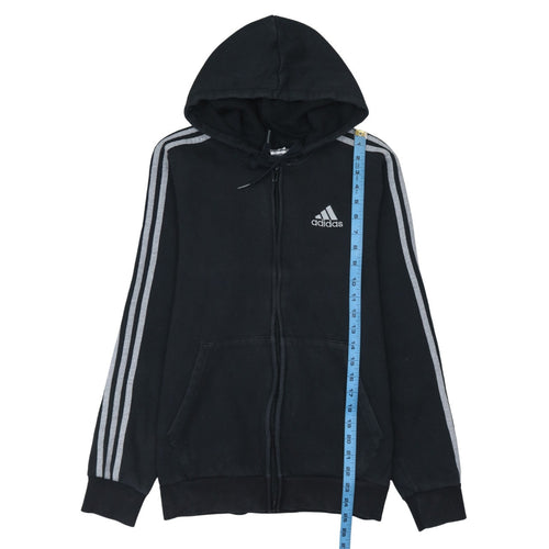 Adidas Men's Black Small Full Zip Hoodie Sweatshirt