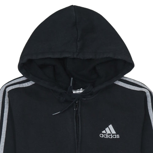Adidas Men's Black Small Full Zip Hoodie Sweatshirt