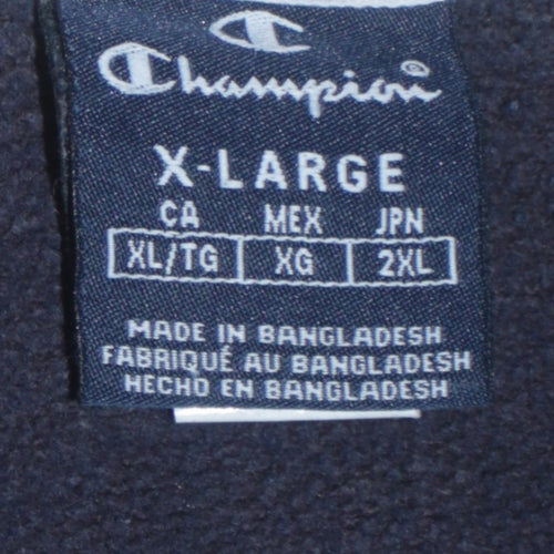 Champion Men's Black XL Pullover Crew Neck Sweatshirt