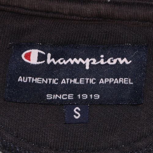 Champion Women's Light Blue Full Zip Hoodie Size S Cotton Blend