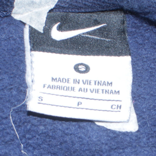 Nike Men's Blue Warriors Cheering Pullover Hoodie Size S