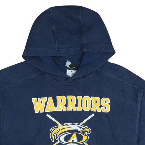 Nike Men's Blue Warriors Cheering Pullover Hoodie Size S