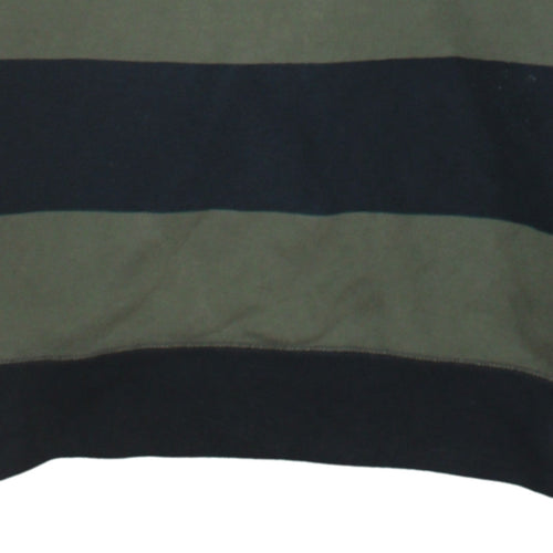 Nike SB Men's Green Striped Pullover Sweatshirt XS
