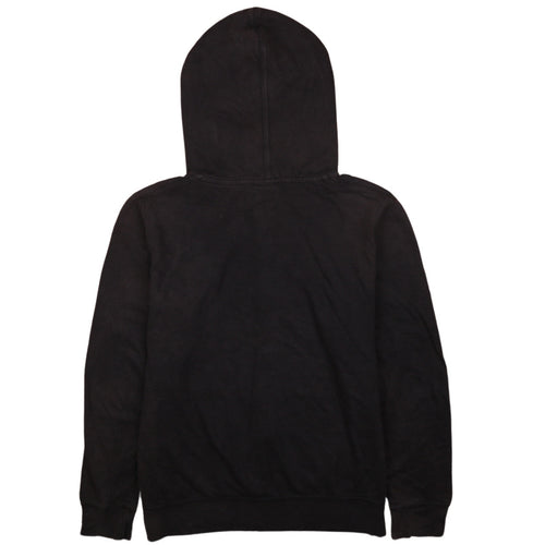 Nike Men's Black XL Full Zip Hoodie with Logo and Drawstring