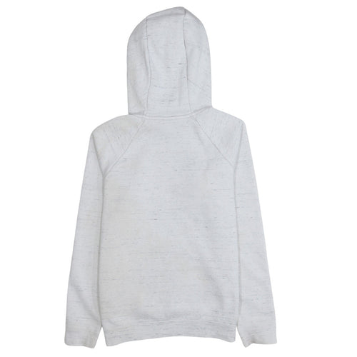 Nike Womens Grey Hoodie Small Pullover Long Sleeve Logo Print