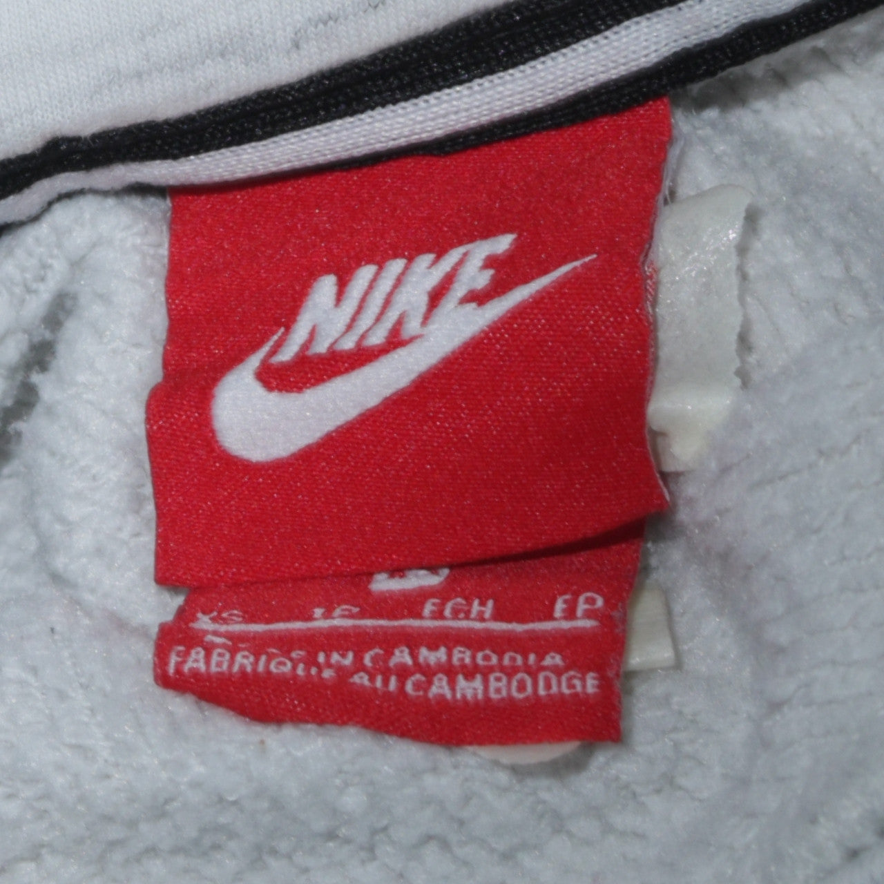 Nike Womens Grey Hoodie Small Pullover Long Sleeve Logo Print