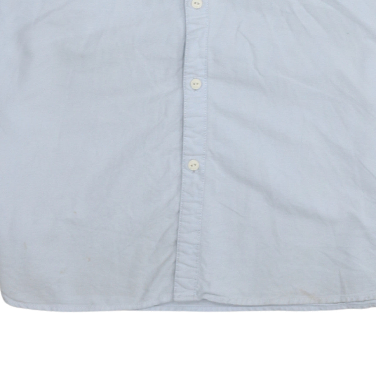 Hilfiger Denim Men's Blue Button-Down Casual Shirt L Regular Fit