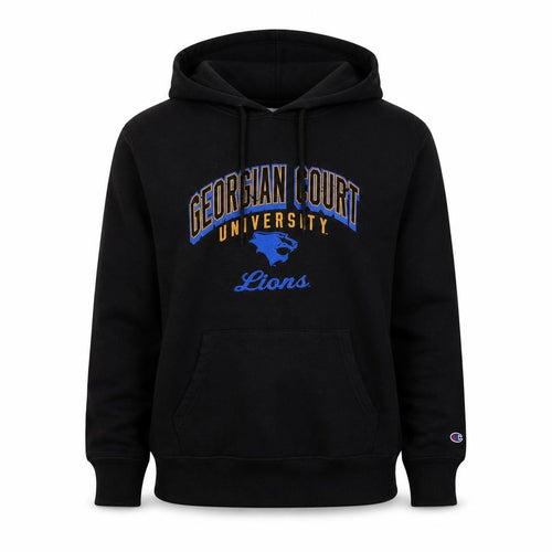 Champion Men’s Black Small Pullover Hoodie Georgian Court University