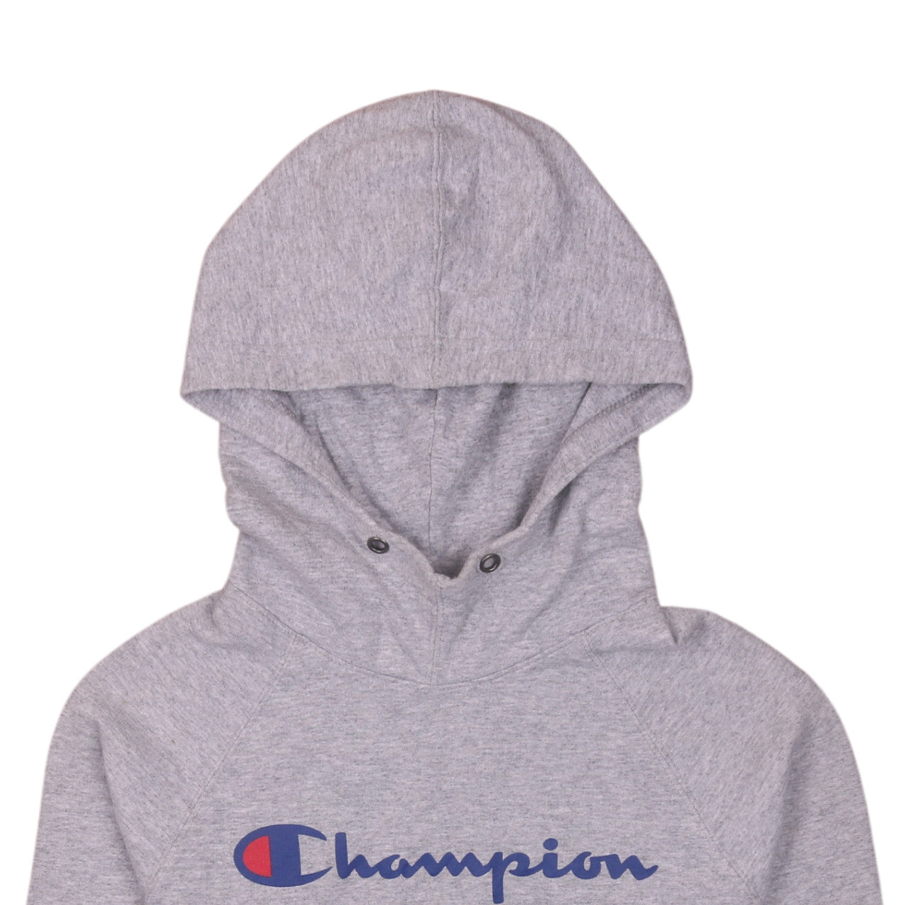 Champion Men's Grey XS Pullover Hoodie with Logo Design