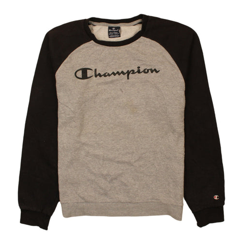 Champion Boys Grey & Black Pullover Sweatshirt 2XL 15/16 Years