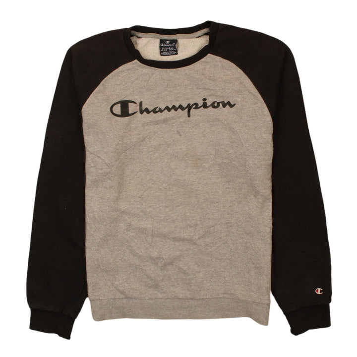 Champion Boys Grey & Black Pullover Sweatshirt 2XL 15/16 Years