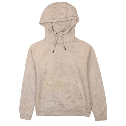 Nike Men's Beige XS Pullover Hoodie Fleece Logo Sweatshirt