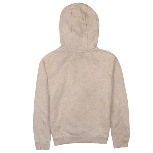 Nike Men's Beige XS Pullover Hoodie Fleece Logo Sweatshirt