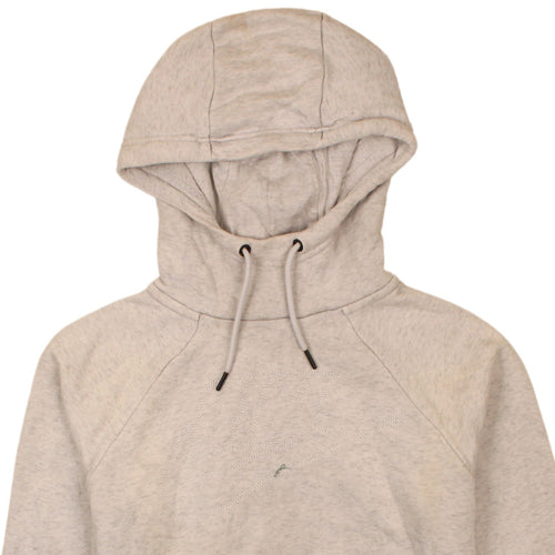 Nike Men's Beige XS Pullover Hoodie Fleece Logo Sweatshirt