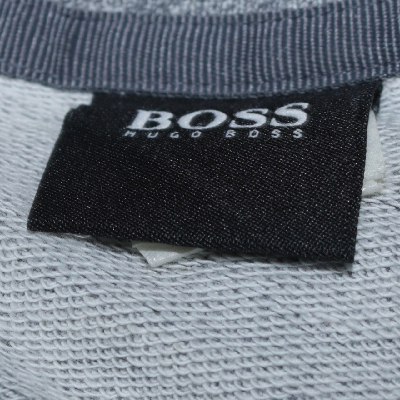 Hugo Boss Men's Grey 2XL Pullover Sweatshirt Crew Neck Logo Jumper