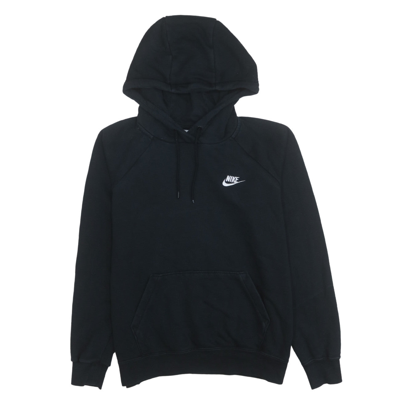 Nike Men's Black Pullover Hoodie M Regular Fit Fleece Sweatshirt