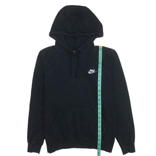 Nike Men's Black Pullover Hoodie M Regular Fit Fleece Sweatshirt